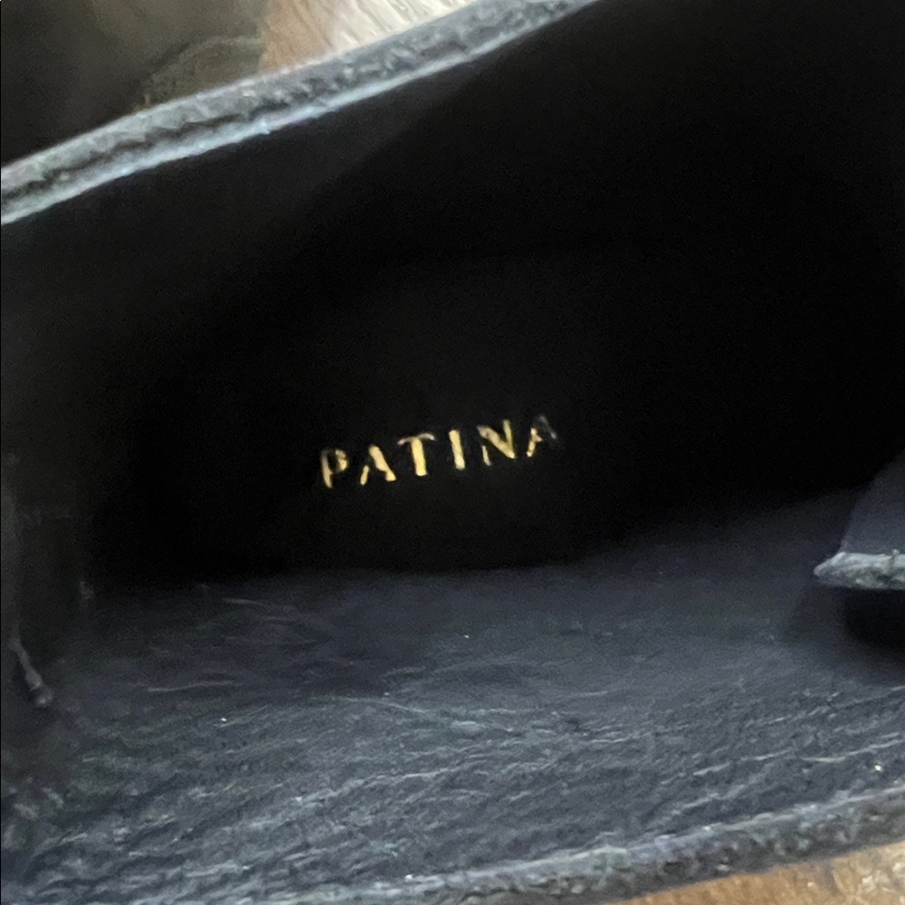 NWOB Patina Lace Up Boots in Shadow Black Size 7.5 - Picture 7 of 9